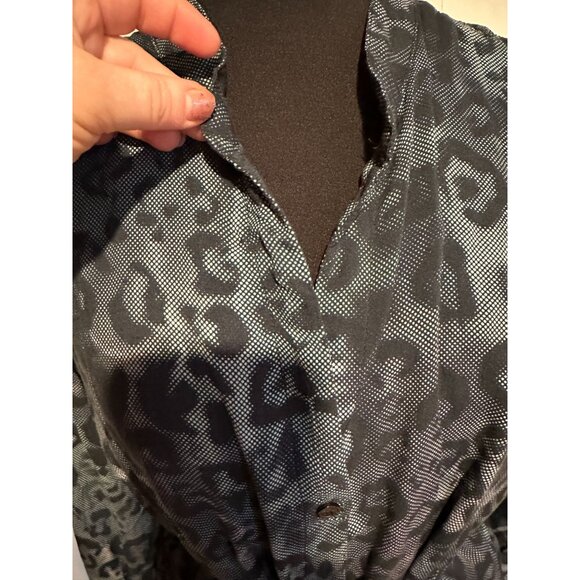 Cloth & Stone for Anthropologie – Cheetah Print Wrap Dress – Size L - Picture 10 of 12